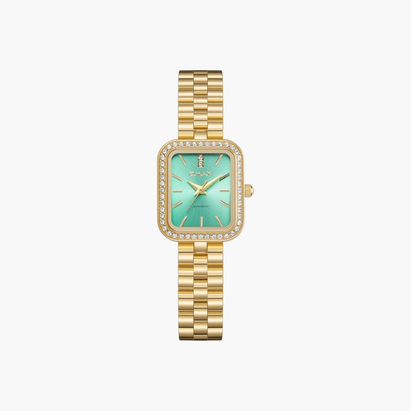 OMAX Gold Plated Analogue Watch for Women - Image 1
